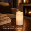 Star Trading Bougie LED blanche 7,5x11,5cm plastique 6/18h Voir les images du produit 5
