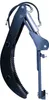 A black hydraulic grapple attachment for a machine, shown against a white background. Produktbild-Vorschau
