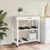 vidaXL Küchenwagen MONZA 84x40x88,5 cm Massivholz Kiefer Produktbild-Vorschau 3