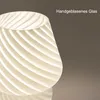 Nachttischlampen,Pilz Tischlampe LED Glas Produktbild-Vorschau 5
