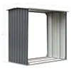 vidaXL Brennholzlager Verzinkter Stahl 172 x 91 x 154 cm Produktbild-Vorschau 7
