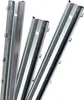 Three metal fence posts are shown against a white background. Produktbild-Vorschau