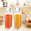2x Kunststoff Milchflasche 500 ml Transparent Produktbild-Vorschau 3
