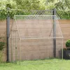 vidaXL Klec pro kuřata stříbrná 200x100x190 cm Pozinkovaná Náhled obrázku produktu 2