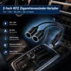 O32C KFZ Zigarettenanzünder Verteiler 2-fach 12V/24V 20A – Produktbild-Vorschau 8