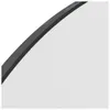 A close-up of the edge of a mirror with a black frame. Podgląd zdjęcia produktu