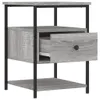 vidaXL Table de nuit Gris Chêne Sonoma 40x42x56 cm Bois Voir les images du produit 5