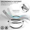 tillvex® Gartenliege Grau Relaxliege Sonnenliege Produktbild-Vorschau 3