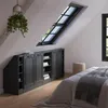 Dachschrägenschrank-Set Vicco Rion Anthrazit Landhaus 5er Produktbild-Vorschau 6