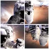 Gerahmtes Poster - Rahmen in heller Eiche - Astronaut Erde Produktbild-Vorschau 9