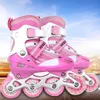 Verstellbar Inlineskates Rollschuhe mit Leuchtenden Rädern Produktbild-Vorschau 2