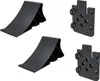 2 Unterlegkeile und 2 Halter Größe 20 - Kunststoff schwarz Produktbild-Vorschau 1