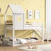Letto a castello 90x200cm, letto a castello con ringhiera, Anteprima dell’immagine prodotto 8