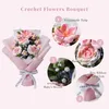Gehäkelter Blumenstrauß, Blumenstrauß Künstlich - Rosen und Produktbild-Vorschau 2