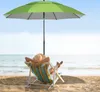 Outsunny Sonnenschirm, Ø185 cm Strandschirm mit UV-Schutz, Produktbild-Vorschau 2