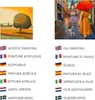 Belle Vous 20 sztuk pustych płócien do malowania - 5 Podgląd zdjęcia produktu 5