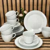 Venedig 18tlg Kaffeeservice Porzellan Weiß Tasse Untertasse Produktbild-Vorschau 3