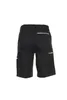 A back view of black shorts on a white background. Produktbild-Vorschau