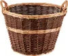 Dehner Weidenkorb, Kaminkorb, Holzkorb, Höhe 35 cm, Ø 50 Produktbild-Vorschau 1