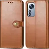 Mobigear Snap Button  Xiaomi 12 Pro Hülle Klapphülle Produktbild-Vorschau 1