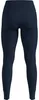 Dunkelblaue Odlo Active Warm Base Layer Tights mit schmalem Schnitt und elastischem Bund von hinten Produktbild-Vorschau