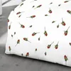 Kaeppel Biber Bettwäsche Rosen Knospen weiss rot 155x220 cm Produktbild-Vorschau 4