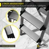 Craftfull Doppel-Klapptritt CF-131A | Aluminium-Trittleiter Produktbild-Vorschau 6