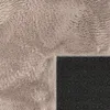 Teppich taupe samtig weich Hasenfell-Optik mit sanftem Produktbild-Vorschau 6