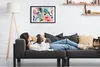 Bild 60x40 MDF-Rahmen, Wandkunst Blumen und Vögel Produktbild-Vorschau 2