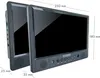SCHWAIGER 716474 Tragbarer DVD Player 2 Bildschirme Produktbild-Vorschau 2