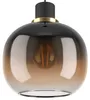 Oilella Lustre Contemporain 3 Lumières Acier Noir Et Voir les images du produit 1