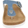 softrelax Damen Zehensteg Pantolette jeansblau mit Schnalle Produktbild-Vorschau 12
