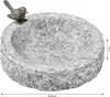 Dehner Vogeltränke rund, mit Bronze-Vogel, frostbeständig, Produktbild-Vorschau 2