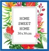 MG Design obrazový rám 30 x 30 cm - farba modrá, z dreva, s Náhľad obrázku produktu 1
