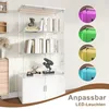 INONEFT Glasvitrine Standvitrine mit LED, 4 Lagen Produktbild-Vorschau 2