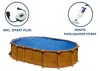 GRE Ovaler Stahlwandpool mit Holzoptik KITPROV6188WO – 610 Produktbild-Vorschau 1