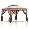 LEADZM 3.3 x 3.3 x 2.65M Pavillon Faltpavillon Gartenzelt Produktbild-Vorschau 4