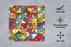 MuchoWow® Mauspad Mousepad Glas - Geometrie - Gestaltung Produktbild-Vorschau 3