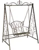 DanDiBo Hollywoodschaukel Metall Antik Gartenschaukel Produktbild-Vorschau 2