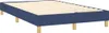 vidaXL Struttura letto Boxspring blu 120x200 cm in tessuto Anteprima dell’immagine prodotto 3