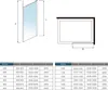 Walk in Duschkabine 120x200cm Duschwand mit Deckenstrebe Produktbild-Vorschau 6