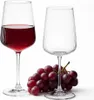 Set di bicchieri Rosso 540 ml - 2 pezzi, vetro scanalato, Anteprima dell’immagine prodotto 1