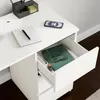 Psací stůl - 90x77x50 cm - bílý - se zásuvkou - kompaktní - Náhled obrázku produktu 4