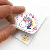 Comic-Einhorn Notizblock in A7 Produktbild-Vorschau 2