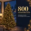 Catena luminosa a LED per esterno, 800 LED, 16 metri, luce Anteprima dell’immagine prodotto 2