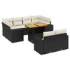 The Living Store 11-tlg. Garten-Sofagarnitur mit Kissen Produktbild-Vorschau 3