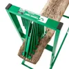 Timber Croc Holz Halter, grün, Sägebock mit Holzhalterung, Produktbild-Vorschau 3