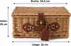 Cesto da picnic in vimini con scomparto termico e Anteprima dell’immagine prodotto 8