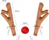 Product image showing a pair of reindeer antlers and a red nose. Produktbild-Vorschau