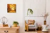 Coloray Uhr auf Leinwand 30x30 cm Wand Uhr Dekoration Produktbild-Vorschau 3